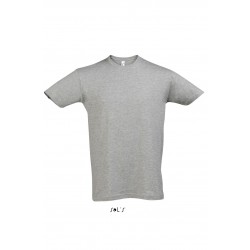 Camiseta laboral manga corta HOMBRE con cuello redondo REGENT Gris Mezcla,...