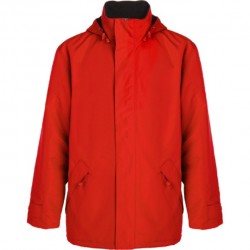 Parka laboral Basic HOMBRE roja modelo EUROPA
