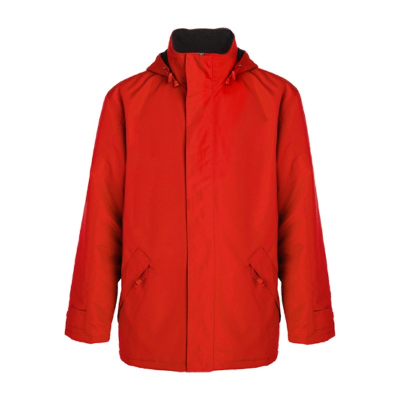 Parka laboral Basic HOMBRE roja modelo EUROPA