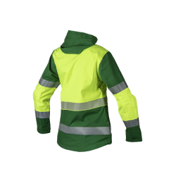 Parka alta visibilidad MUJER KINGSMANN STARLIGHT con guata, Verde con... 2