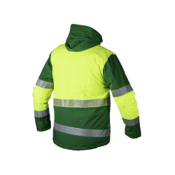 Parka alta visibilidad HOMBRE KINGSMANN STARLIGHT con guata, Verde con... 2