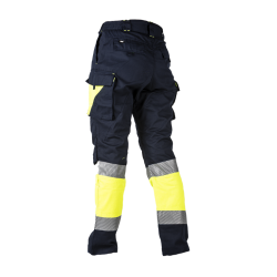 Pantalón alta visibilidad MUJER KINGSMANN STARLIGHT para rodilleras, Azul... 2