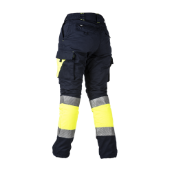 Pantalón ACOLCHADO alta visibilidad MUJER KINGSMANN STARLIGHT, Azul Marino... 2