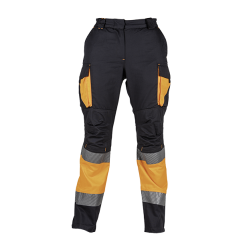 Pantalón alta visibilidad MUJER KINGSMANN STARLIGHT, Azul Marino con Naranja...