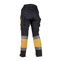 Pantalón alta visibilidad MUJER KINGSMANN STARLIGHT, Azul Marino con Naranja... 2