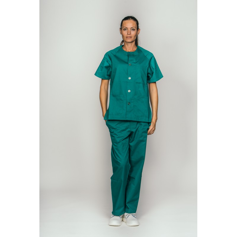 Pijama verde quirófano UNISEX. PEDIR UNA TALLA INFERIOR A LA HABITUAL.