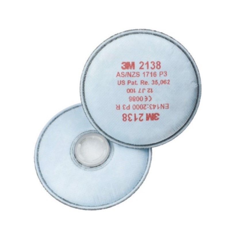 Filtro 3M 2138, P3 para máscara 6200 ó 6800