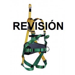 Revisión de arnés o elementos de amarre estándar, PLAZO habitual 10-12 días