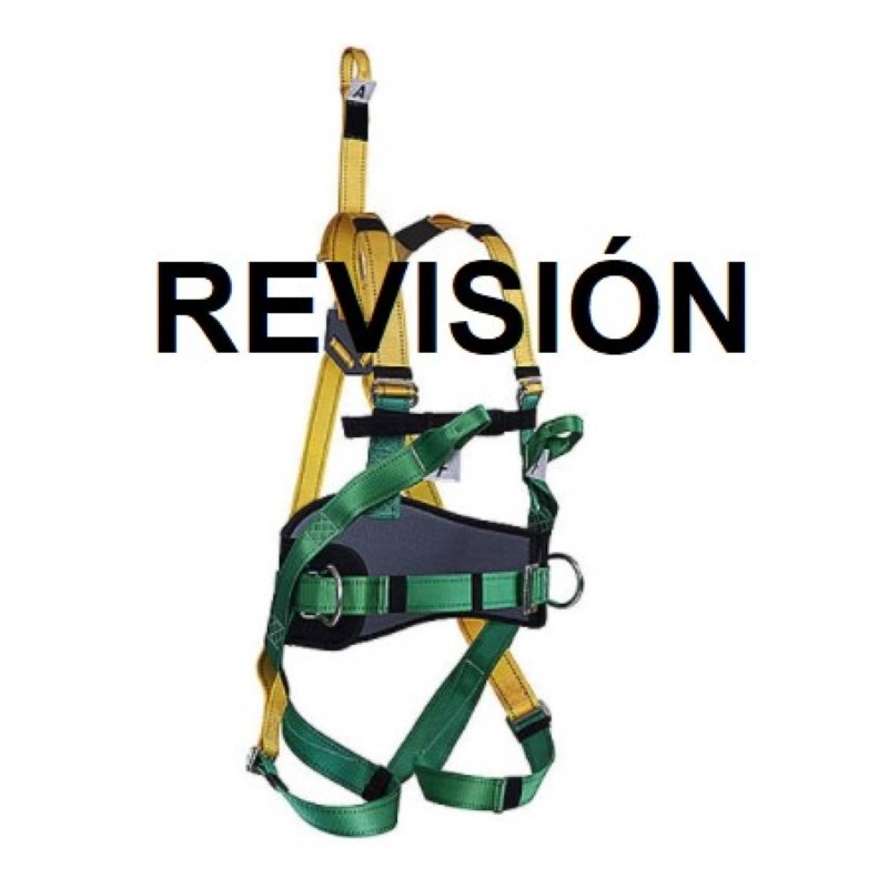 Revisión de arnés o elementos de amarre estándar, PLAZO habitual 10-12 días