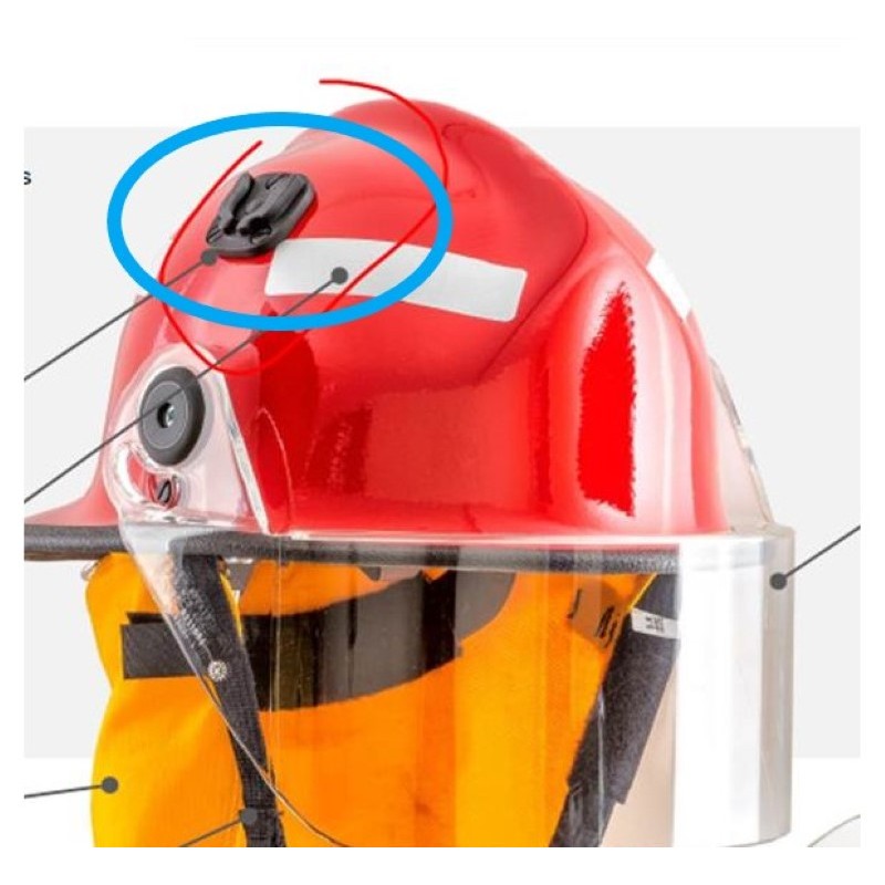 Soporte B2066067 para linterna para Casco Pacific, CONSULTAR PLAZO