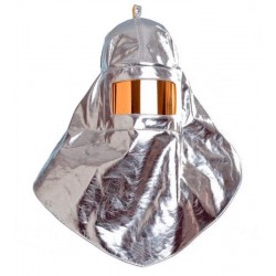 Capuz aluminizado con visor vidrio laminado espejado 901286