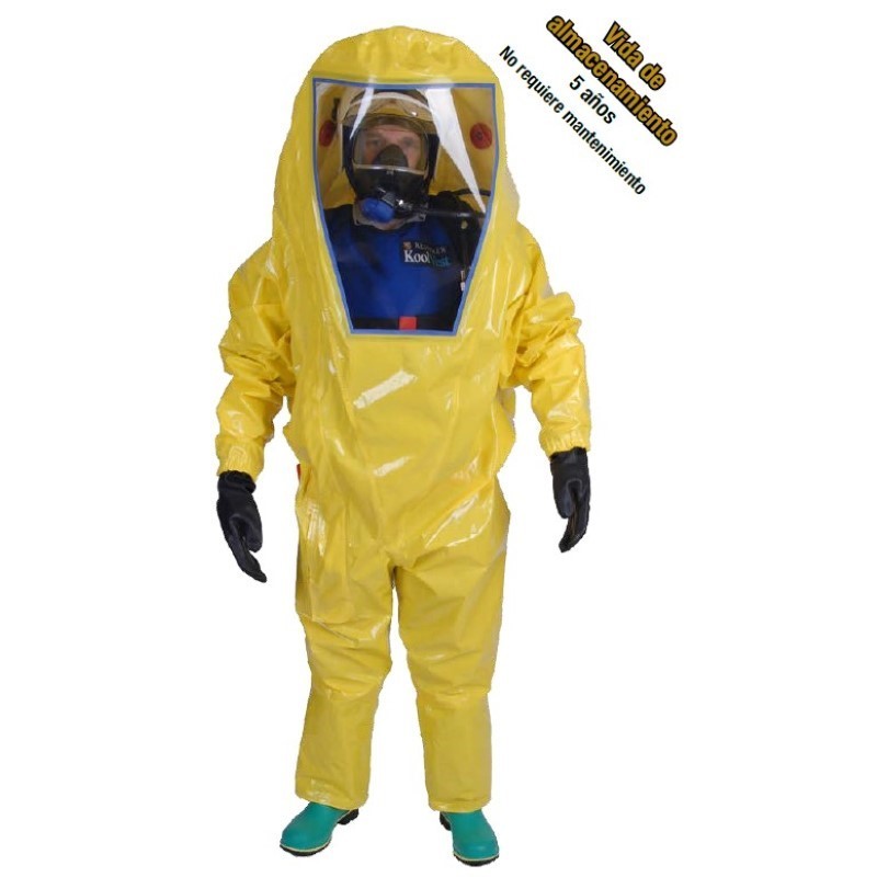 Traje Hermético a Gas Desechable GTL001, CHEMPROTEX 400, RESPIREX, PLAZO 5-6...