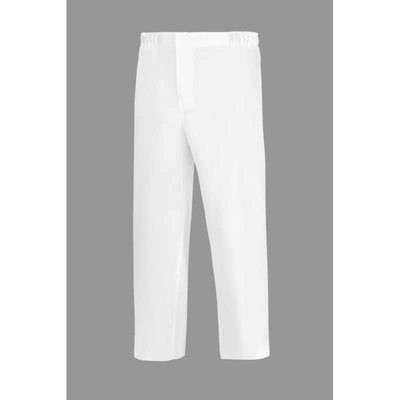 Pantalón laboral ACOLCHADO con GOMA LBA-84, BLANCO, PLAZO 10 días