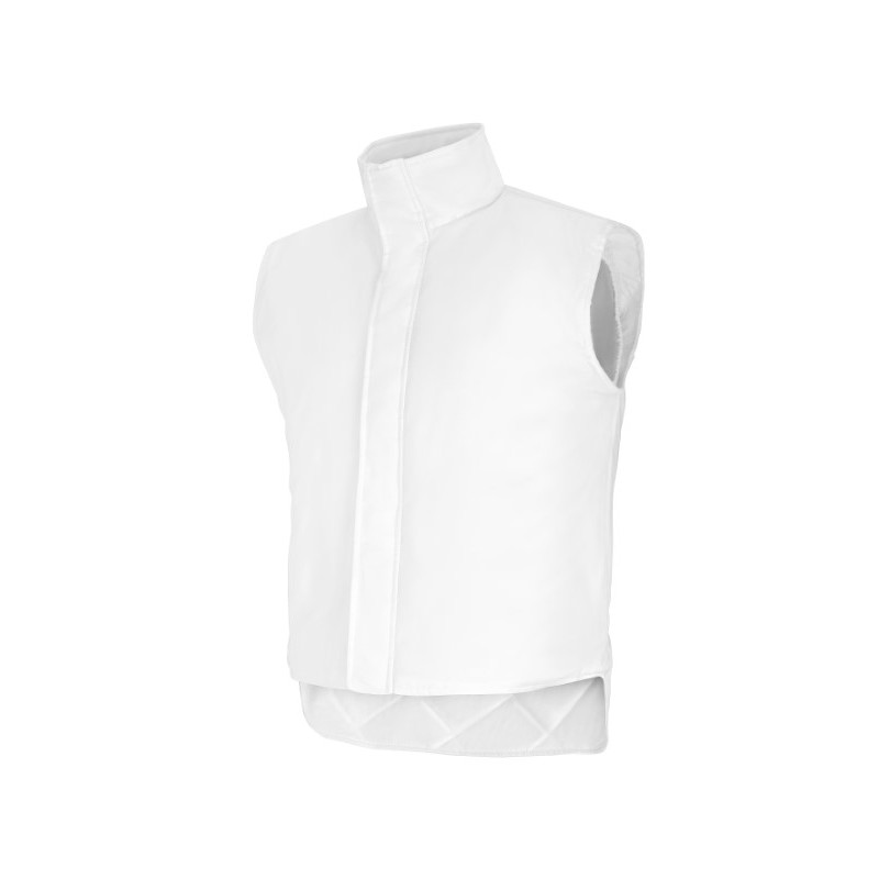 Chaleco laboral ACOLCHADO para frío LBA-87, BLANCO, PLAZO 10 días