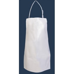 Delantal laboral con Peto de PVC LBA-88, BLANCO 85 X 70 cm.