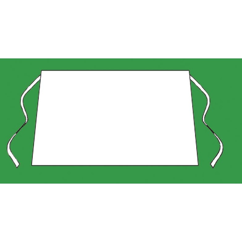 Delantal laboral sin Peto LBA-93, BLANCO, PLAZO 10 días