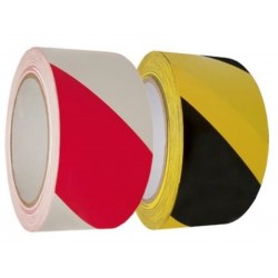 Cinta Adhesiva ROJA y BLANCA 5cm x 33m