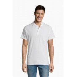 Polo laboral piqué HOMBRE manga corta SUMMER Blanco