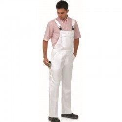 Peto laboral Blanco con tejido tergal P37BL, Plazo 10 días