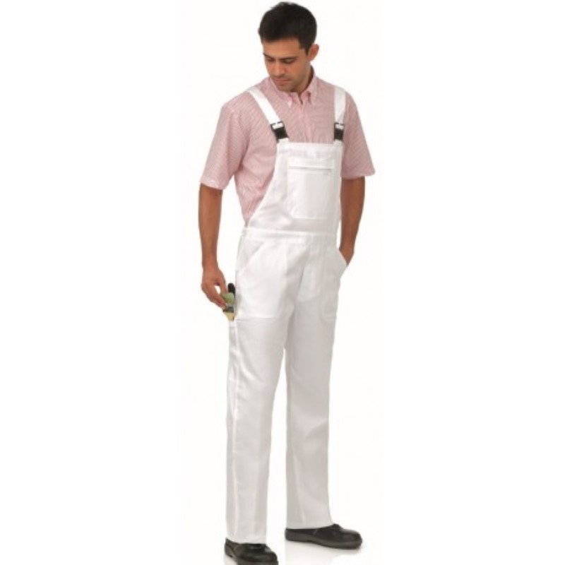 Peto laboral Blanco con tejido tergal P37BL, Plazo 10 días