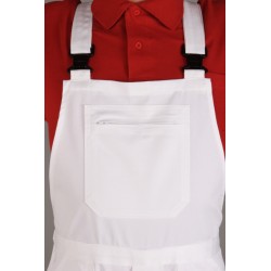 Peto laboral Blanco con tejido tergal P37BL, Plazo 10 días 2