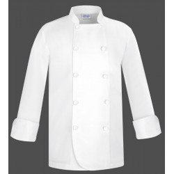 Chaqueta laboral UNISEX COCINA Manga Larga BLANCA, CC600, Plazo 10 días 1