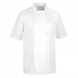 Chaqueta laboral UNISEX COCINA Manga Corta BLANCA, CC601, Plazo 10 días 3