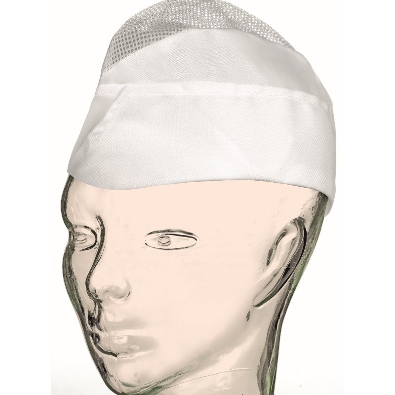 Gorro laboral de COCINA Blanco BAJO GC-606, Plazo 10 días