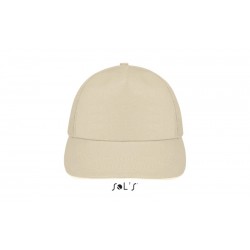 Gorra laboral básica 5 paneles SUNNY BEIGE, PLAZO 7-10 días 2