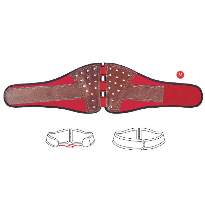 Cinturón antilumbago con velcro VTT, MIRANDA