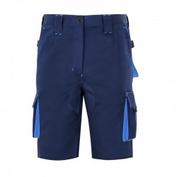 Pantalón Bermuda laboral multibolsillos EPB-702-AM/AZ, Azul Marino