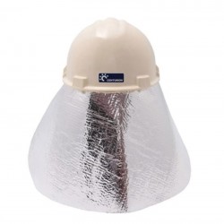 Cubrenucas aluminizado S36 para altas temperaturas para Cascos, CENTURION 2