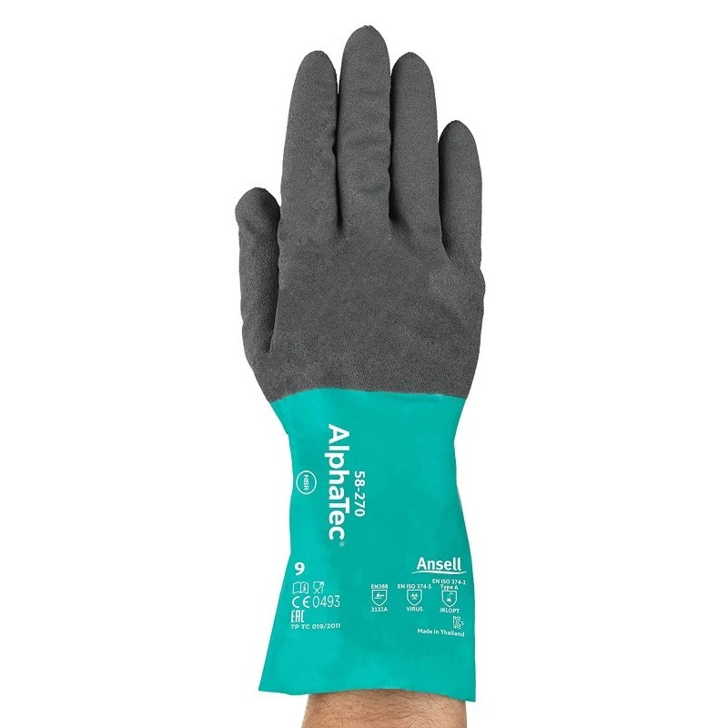 Par de Guantes protección química 58-270, ANSELL