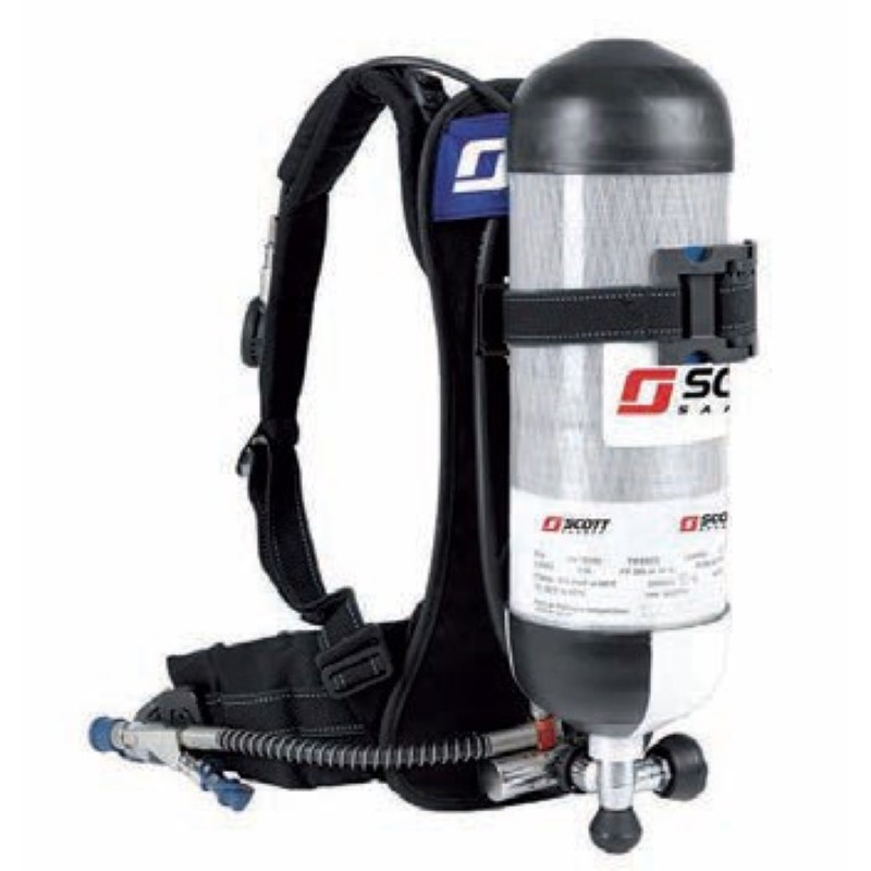 Equipo de respiración autónoma profesional de bombero con 2 usuarios,...