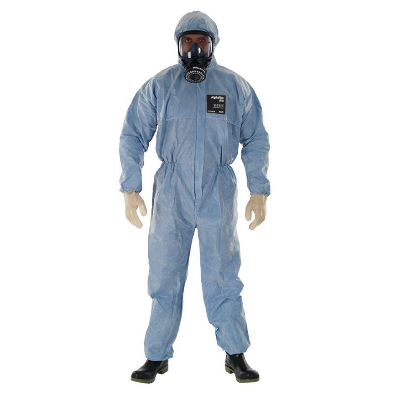 Buzo desechable ALPHATEC Microgard FR mod. 111, Certificado Tipo 5 y 6, ANSELL