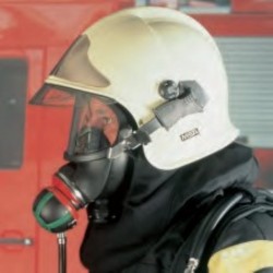 Máscara 3S-H-PF-F1 ref. 10042636 para cascos MSA GALLET