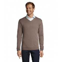 Jersey laboral HOMBRE con cuello de pico GALAXY gris, PLAZO 10 días