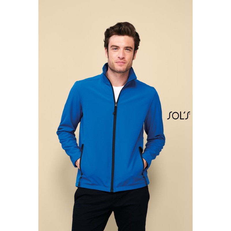 Polar Softshell laboral Hombre Azul Royal o Real, mod. RACE, SOLS, PLAZO...