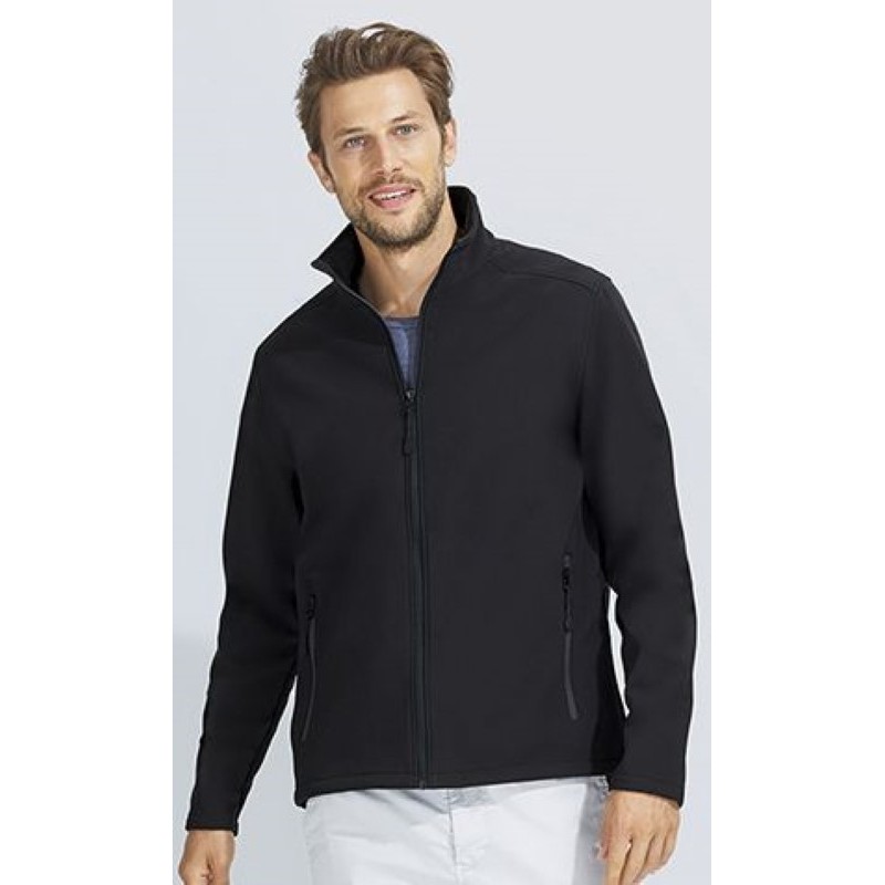 Polar Softshell laboral Hombre Azul MARINO, mod. RACE, SOLS