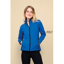 Polar Softshell laboral Mujer Azul Royal o Real, mod. RACE, SOLS, PLAZO 10-15...