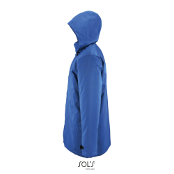 Parka laboral Unisex Azul Real con forro ACOLCHADO ROBYN, SOLS, Plazo 10-15 días 4