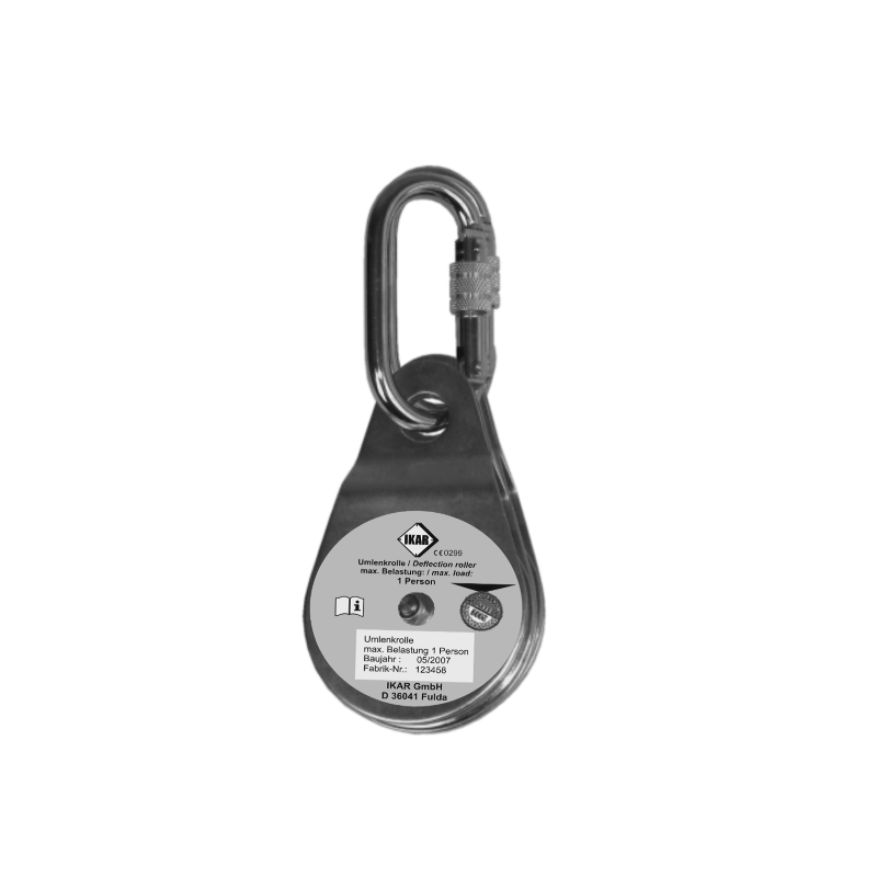 Polea con mosquetón ref. D354 para trípode, PLAZO 10-15 días