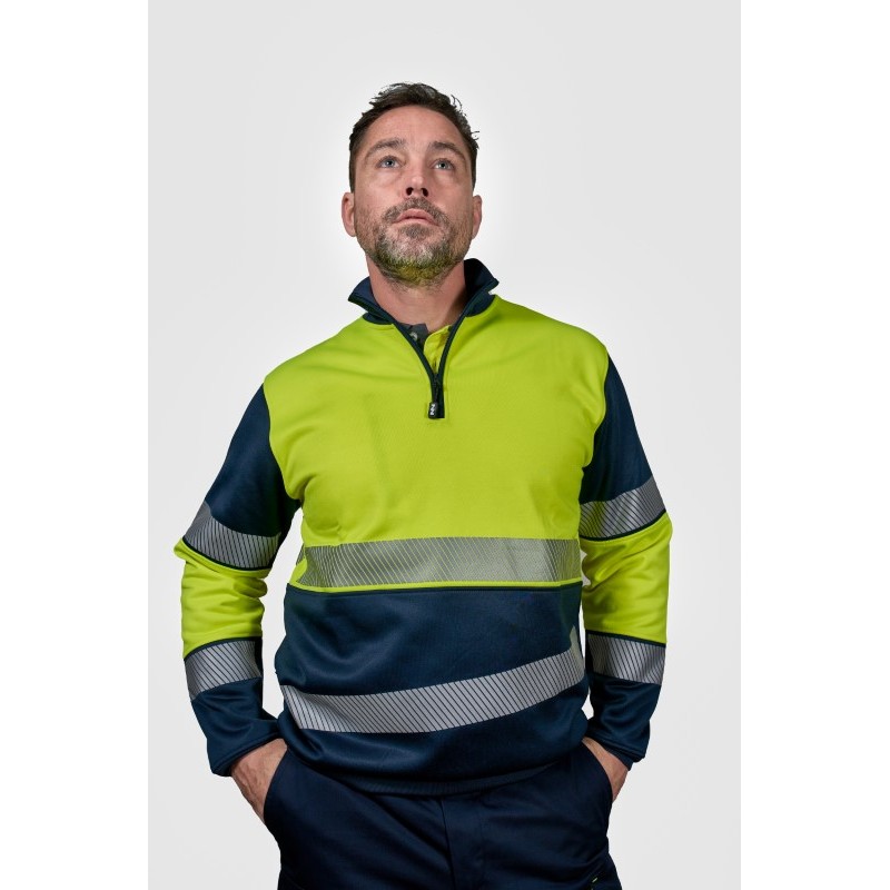 Sudadera alta visibilidad HOMBRE KINGSMANN STARLIGHT, Azul Marino con...