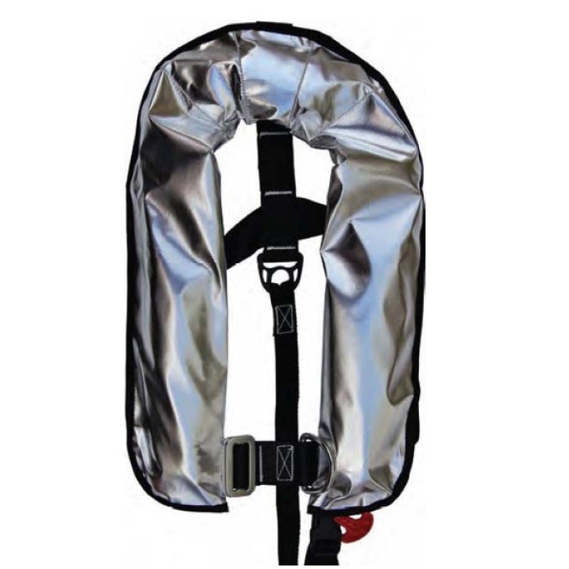 Chaleco salvavidas auto hinchable ignífugo 150N CE ISO 12402-3