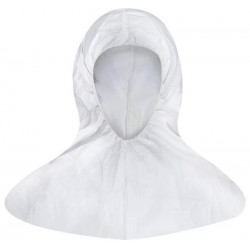 Capucha desechable CKA para salpicaduras de líquidos, pulverizaciones y polvo