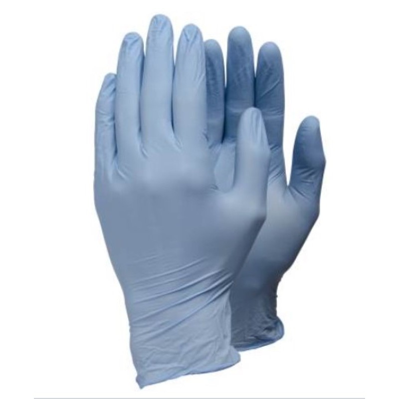 Caja con 200 guantes desechables de Nitrilo grueso TEGERA 84301