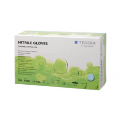 Caja con 200 guantes desechables de Nitrilo grueso TEGERA 84301 2
