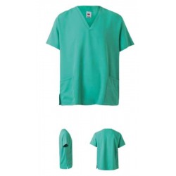 Casaca verde con cuello de pico ref. 535207, VELILLA