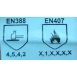 Par de guantes anticorte nivel 5 y con niveles 4542, LIQUIDACIÓN 3