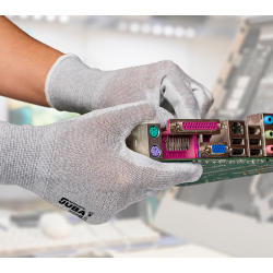 Par de guantes finos de nylon con recubrimiento de poliuretano en palma... 2